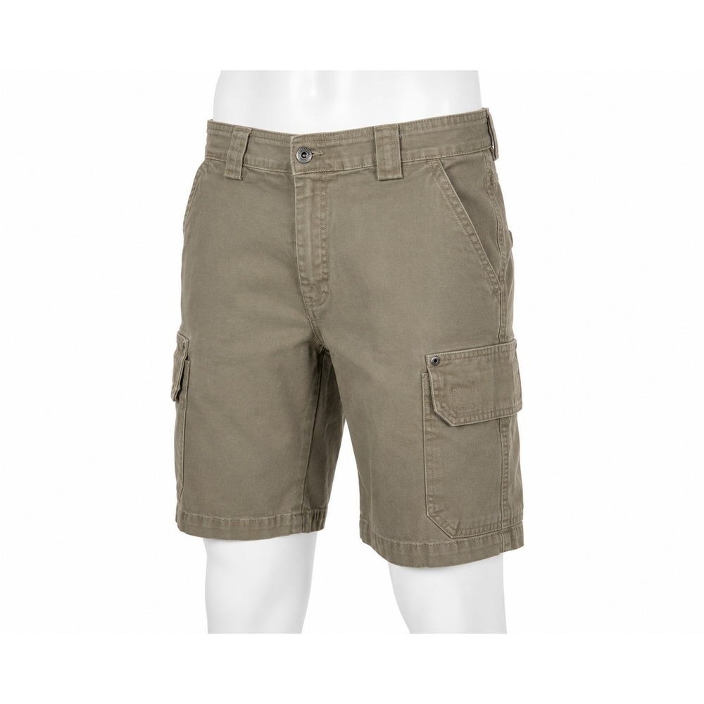Duluth Cargo Shorts Mens 40 Flex Fire Hose Khaki Relaxed Fit Work Hidden Pockets